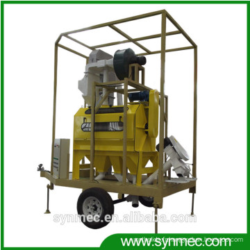 Machine de nettoyage et de traitement de semences mobile pour paddy de haricots de maïs sésame